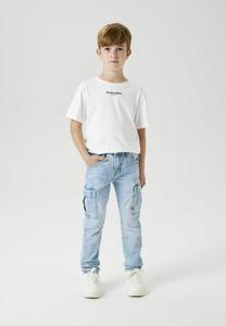 Зауженные джинсы MSILAS TAP Name it, цвет Light Blue Denim