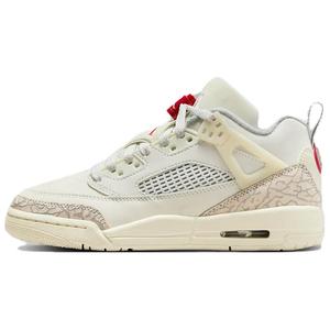 Кроссовки Air Spizike Low Coconut Milk GS Jordan, бежевый/красный