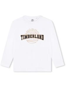 Timberland Белая футболка с длинными рукавами