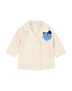 Пальто для ребенка U+É, белый