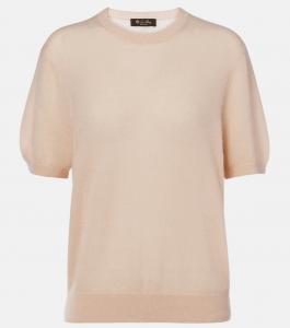 Топ Camino из кашемира и шелка Loro Piana, Burly Wood