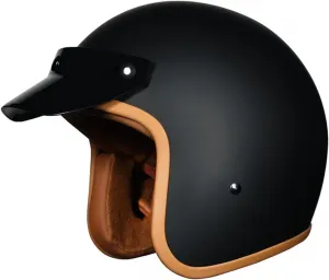 Мотоциклетный шлем 3/4 для мужчин и женщин, ретро-шлем с открытым лицом, винтажный классический шлем-«джет» для взрослых, для скутеров, круизеров, мопедов, одобрен DOT/ECE JunPing, 4