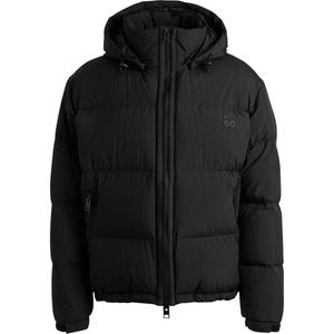 Хьюго Водоотталкивающая Пуховая Куртка HUGO BOSS, Черный