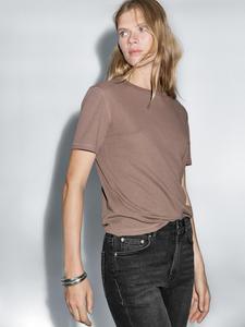 Джинсы прямого кроя со средней посадкой Massimo Dutti, черный