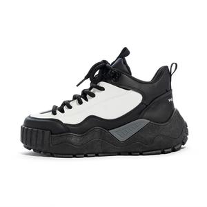 Humanism 1986 Мужские мид-топ кеды бело-черные, цвет White Black