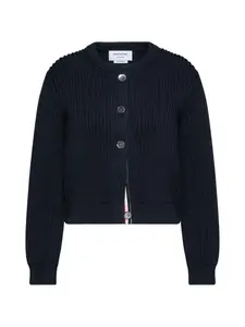 Укороченный кардиган THOM BROWNE, синий
