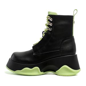 Женские ботинки Martin MOMGOG, черно-зеленые