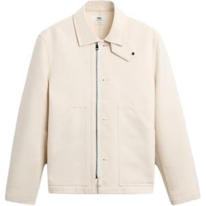 Куртка мужская белая Zara, белый