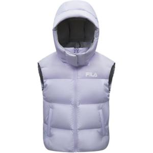 Пуховая жилетка Down Vest FILA KIDS, фиолетовый
