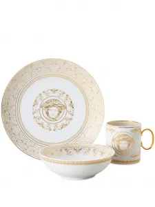 Фарфоровый набор Medusa Gala Versace Kids, белый