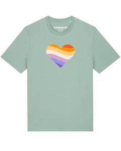 Рубашка Watapparel Rainbow Heart, зеленый