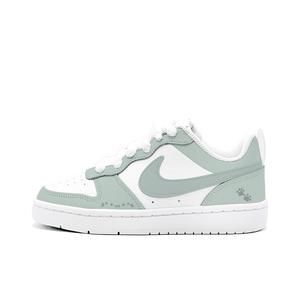 Court Borough Puppy Chatter Low top Детские скейтбординговые кроссовки Светло-зеленый Nike, зеленый