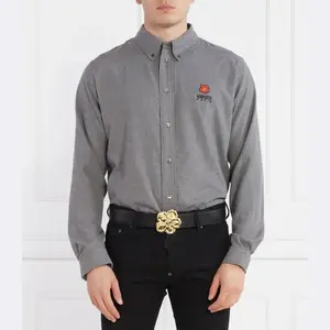 Рубашка узкого кроя Kenzo, серый