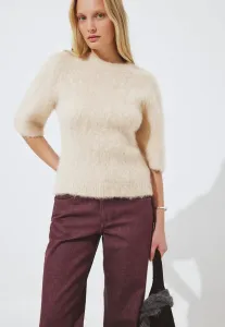 Простая футболка Na-Kd, Cream