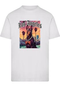 Рубашка Mister Tee Los Angeles Dog, белый