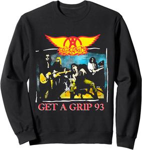 Официальная толстовка Aerosmith Get A Grip 93, черный