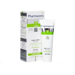 Крем для лица успокаивающий, SPF 15, 30 мл Pharmaceris, T Octopirox