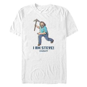 Футболка с принтом I am Steve Minecraft