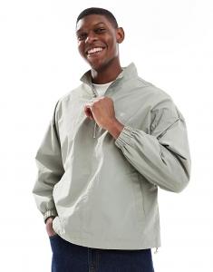 Спортивная куртка ASOS DESIGN из рипстопа зеленого цвета