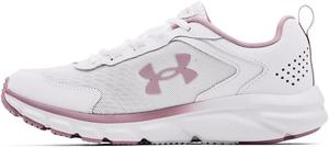 Женские беговые кроссовки Under Armour Charged Assert 9, белый/розовый