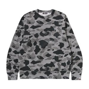 Свитер BAPE Camo Ape Head One Point Crewneck Sweat, Grey