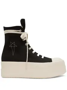 Кроссовки Double Bumper на платформе Rick Owens DRKSHDW, черный