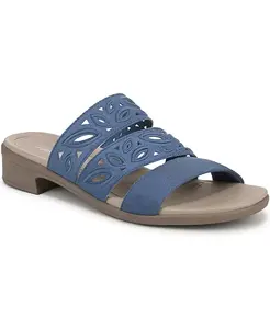 Женские сандалии Poppy на блочном каблуке, моющиеся LifeStride, синий