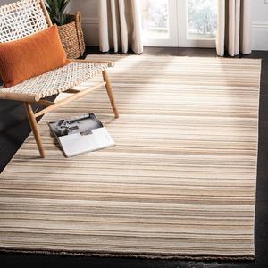 Ковер SAFAVIEH, 122 x 183 см, Tibetan Collection, Natural & Multi, ручной работы из современной шерсти, идеален для помещений с высокой проходимостью: прихожая, гостиная, спальня (TIB324A)