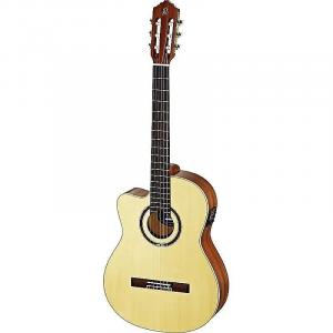 Акустическая гитара Ortega Guitars RCE138SN-L Performer A/E Left-Handed & Slim Neck Nylon String Guitar w/ Gig Bag