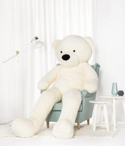 Gustaw Teddy Bear, Большой плюшевый мишка Classico, белый, 250 см Miś Gustaw