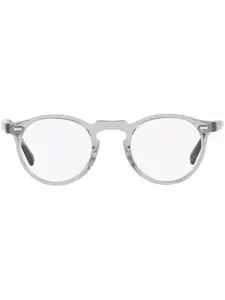 Очки Gregory Peck в круглой оправе Oliver Peoples, серый