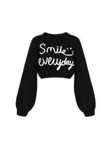 Женский свитер черного цвета myMo