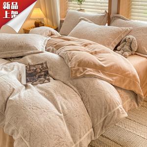 LUOLAI HOME Комплект постельного белья, 4 предмета, простыня на резинке 180х200 см