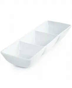 Миска для соуса James из трех секций The Cellar, белый