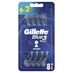 Мужские бритвы, 6+2 шт./1 упаковка. Gillette Blue 3 football