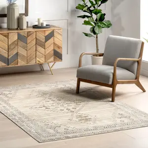 Ковер Halcyon Moroccan Indoor/Outdoor Area Rug nuLOOM, 61x244 см, светло-серый