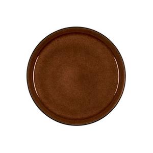 Тарелка для завтрака Gastro черный/янтарный 21 см Bitz, темно коричневый