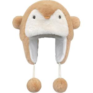 Penguin, Winter Cute Thermal Hat Doll Products Abay, Penguin Hat[Khaki]