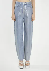 Джинсы свободного кроя Glamorous, Blue Silver Foil