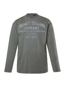 Футболка с короткими рукавами темно-зеленого цвета Men Plus