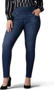 Lee Women's Plus-Size Sculpting Slim Fit Skinny Leg Pull on Jean