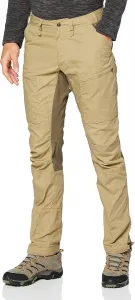 Fjällräven Мужские треккинговые брюки Fjallraven Abisko LiteСнаряжение для активного отдыха, Sand/Tarmac