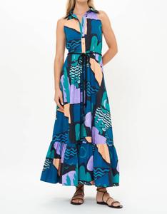 Женское платье-рубашка макси без рукавов Riviera Oliphant, Riviera