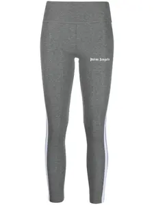 Спортивные леггинсы Urban с лампасами PALM ANGELS, серый