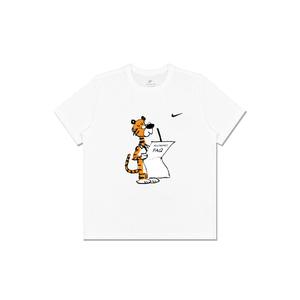 Nike Футболка Swoosh мужская белая