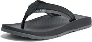 Мужские кожаные шлепанцы Chaco Lowdown, черный