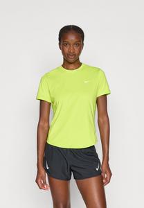 Спортивная футболка Nike Performance SWIFT TOP, Cyber/Reflective Silver-Coloured/Neon Yellow