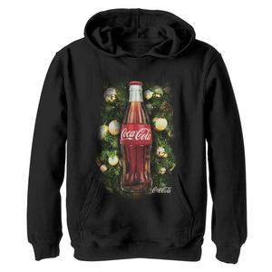 Флисовая толстовка с рисунком Coca-Cola для мальчиков 8–20 лет, рождественский орнамент в виде бутылки Licensed Character