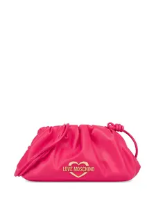 Сумка через плечо с логотипом Love Moschino, розовый