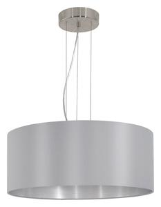 Подвесной светильник Eglo серый, серебристый диаметр/высота: 53/110 см
